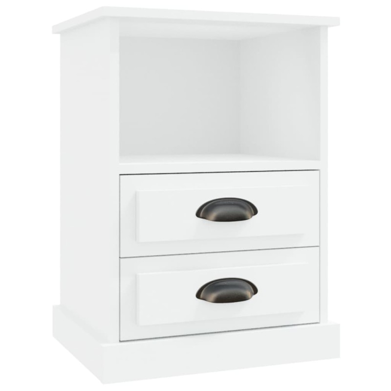 vidaXL Κομοδίνο Λευκό 43 x 36 x 60 εκ.