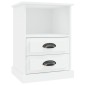 vidaXL Κομοδίνο Λευκό 43 x 36 x 60 εκ.