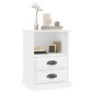 vidaXL Κομοδίνο Λευκό 43 x 36 x 60 εκ.