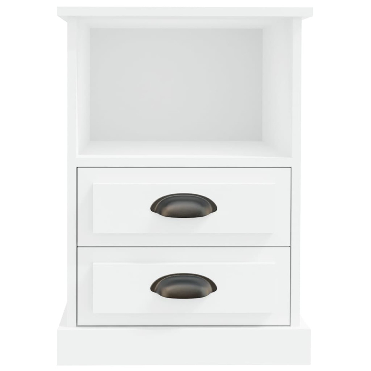 vidaXL Κομοδίνο Λευκό 43 x 36 x 60 εκ.