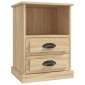 vidaXL Κομοδίνο Sonoma Δρυς 43x36x60 εκ.