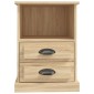 vidaXL Κομοδίνο Sonoma Δρυς 43x36x60 εκ.