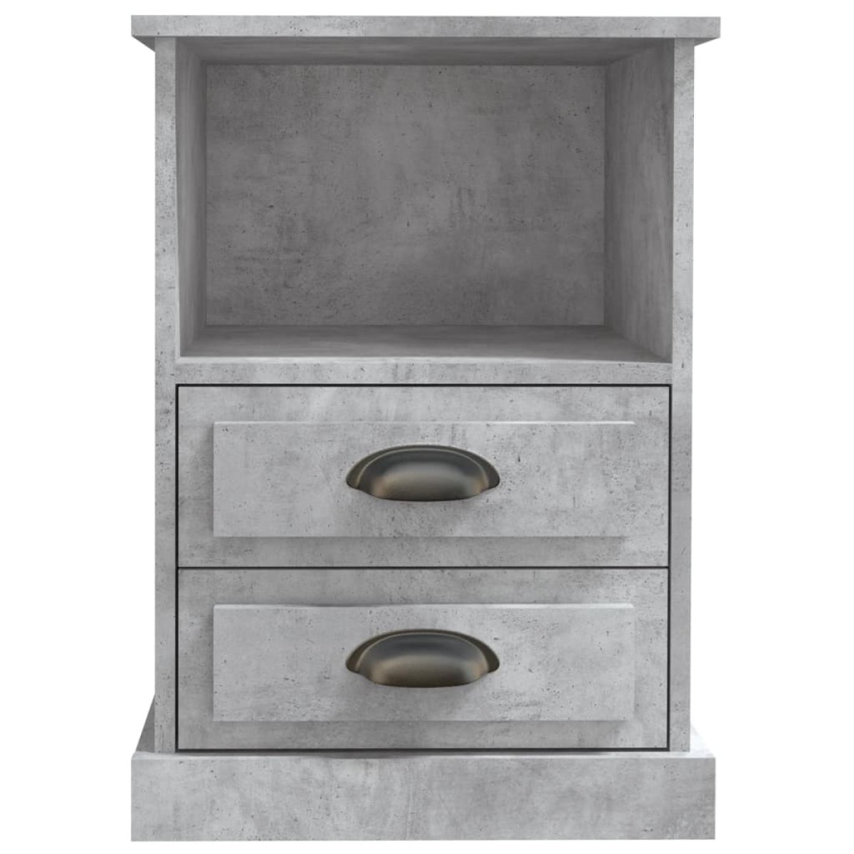vidaXL Κομοδίνο Γκρι Σκυροδέματος 43x36x60 εκ.