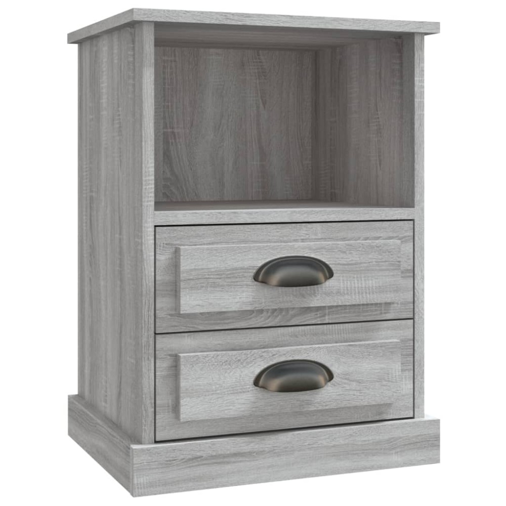 vidaXL Κομοδίνο Γκρι Sonoma 43x36x60 εκ.