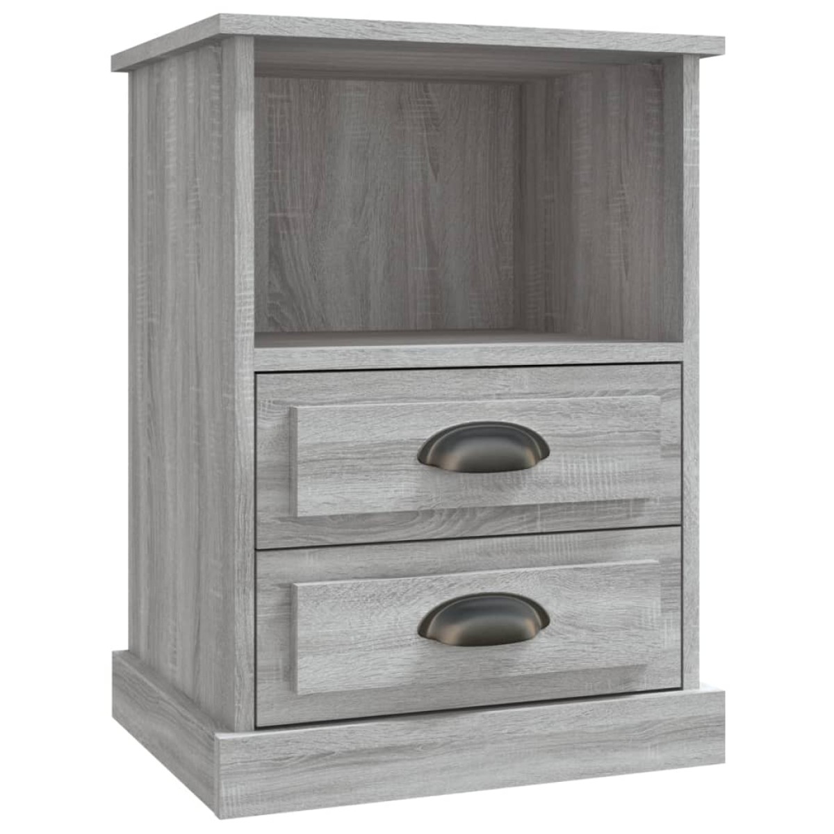 vidaXL Κομοδίνο Γκρι Sonoma 43x36x60 εκ.