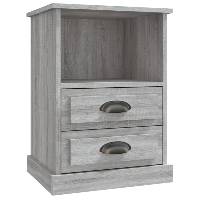 vidaXL Κομοδίνο Γκρι Sonoma 43x36x60 εκ.