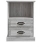 vidaXL Κομοδίνο Γκρι Sonoma 43x36x60 εκ.