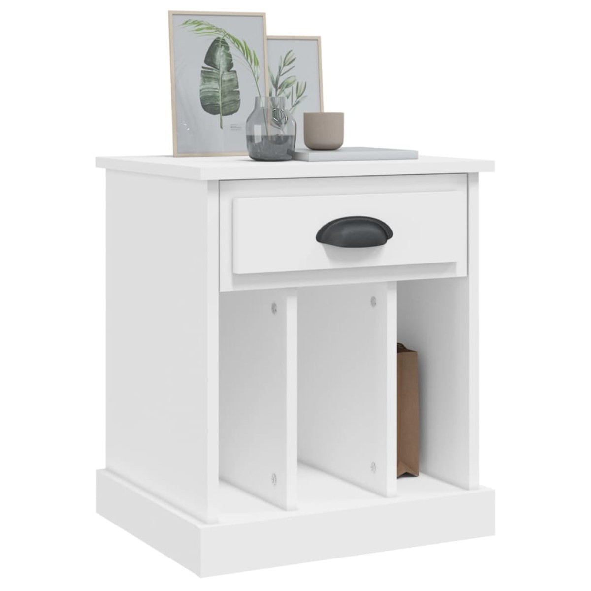 vidaXL Κομοδίνα 2 τεμ. Λευκά 43x36x50 εκ.