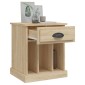 vidaXL Κομοδίνα 2 τεμ. Sonoma Δρυς 43x36x50 εκ.