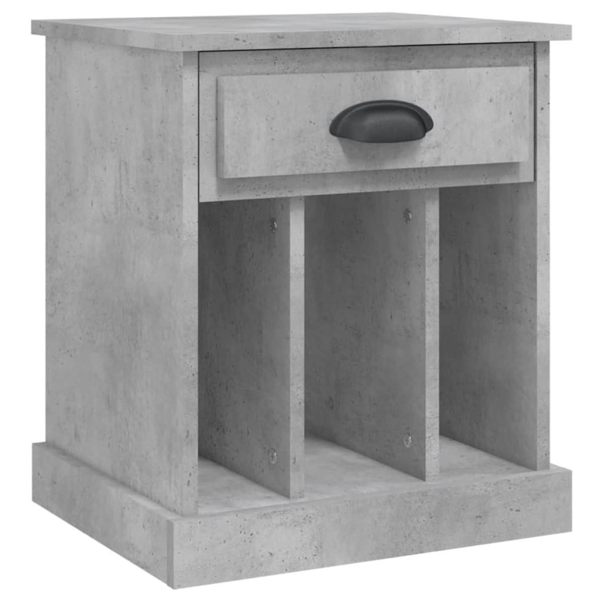 vidaXL Κομοδίνα Γκρι Σκυροδέματος 43x36x50 εκ.