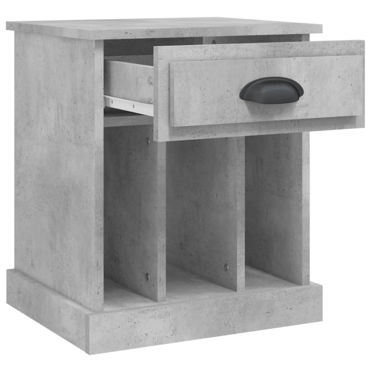 vidaXL Κομοδίνα Γκρι Σκυροδέματος 43x36x50 εκ.
