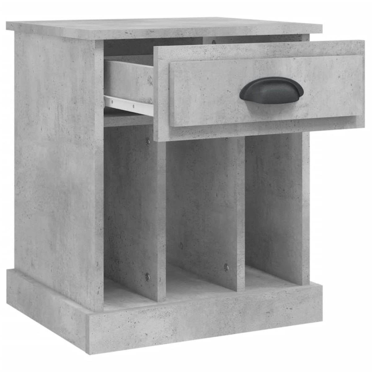 vidaXL Κομοδίνα 2 τεμ. Γκρι Σκυροδέματος 43x36x50 εκ.