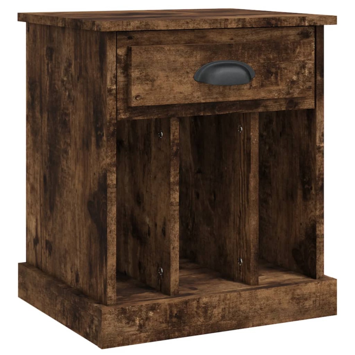 vidaXL Κομοδίνα 2 τεμ. Καπνιστή Δρυς 43x36x50 εκ.