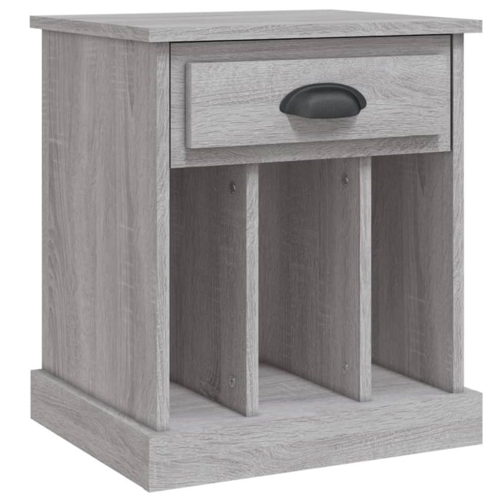 vidaXL Κομοδίνο Γκρι Sonoma 43x36x50 εκ.
