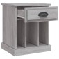 vidaXL Κομοδίνο Γκρι Sonoma 43x36x50 εκ.