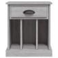 vidaXL Κομοδίνο Γκρι Sonoma 43x36x50 εκ.