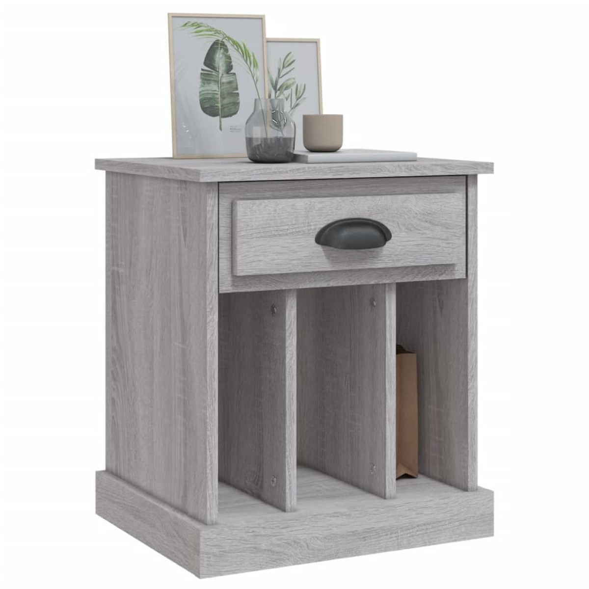 vidaXL Κομοδίνα 2 Τεμ. Γκρι Sonoma 43x36x50 εκ.