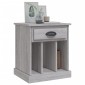 vidaXL Κομοδίνα 2 Τεμ. Γκρι Sonoma 43x36x50 εκ.