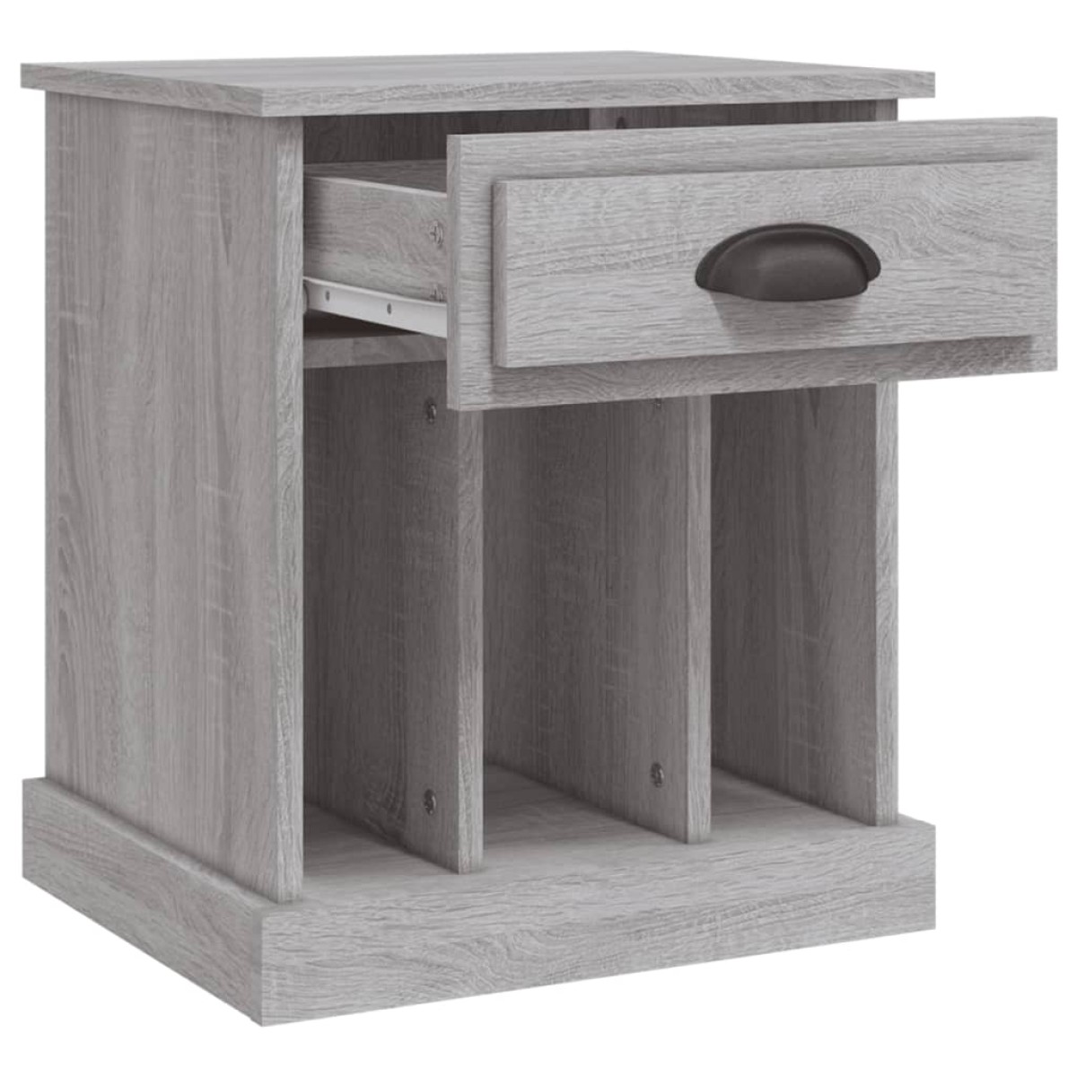 vidaXL Κομοδίνα 2 Τεμ. Γκρι Sonoma 43x36x50 εκ.