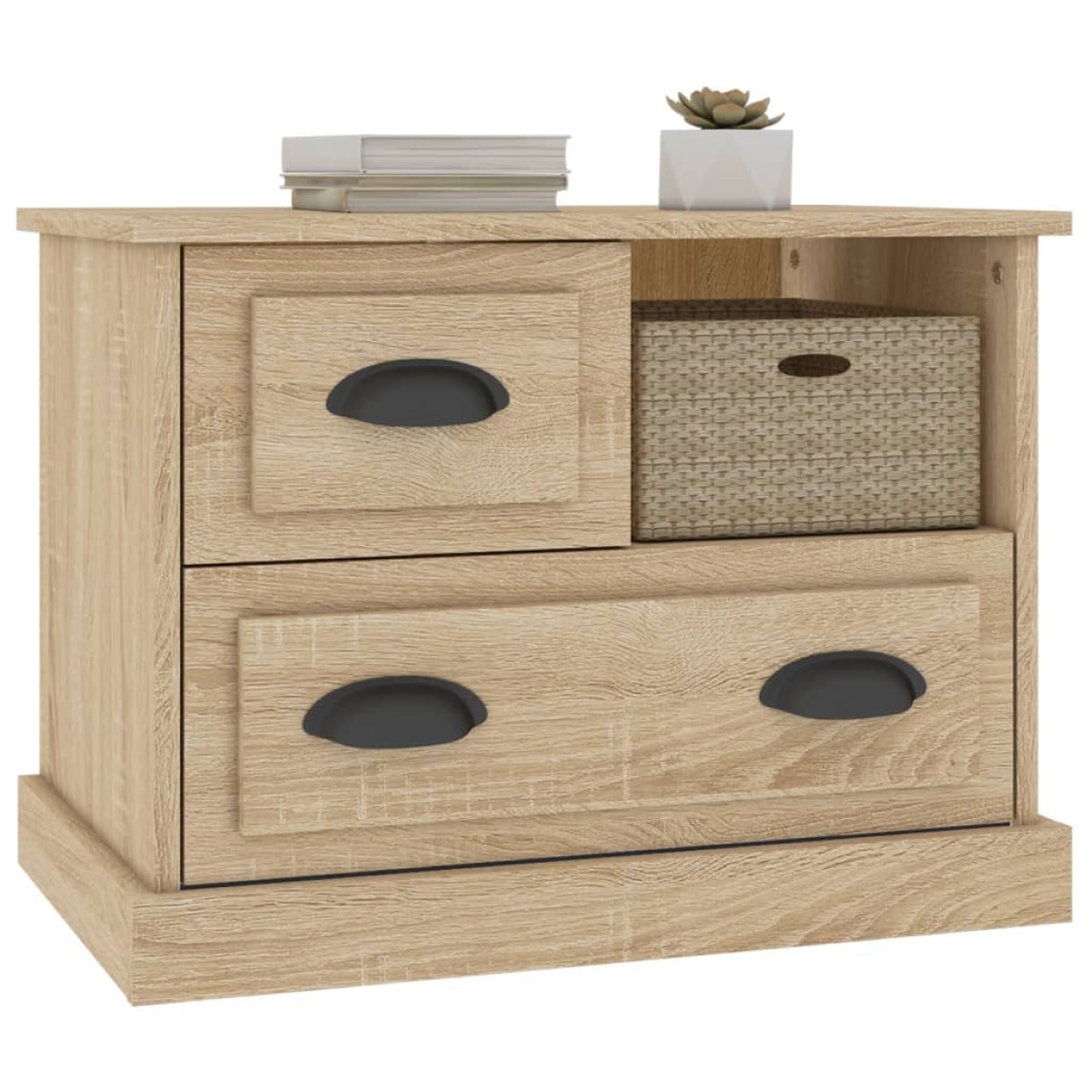 vidaXL Κομοδίνο Sonoma Δρυς 60 x 39 x 45 εκ.