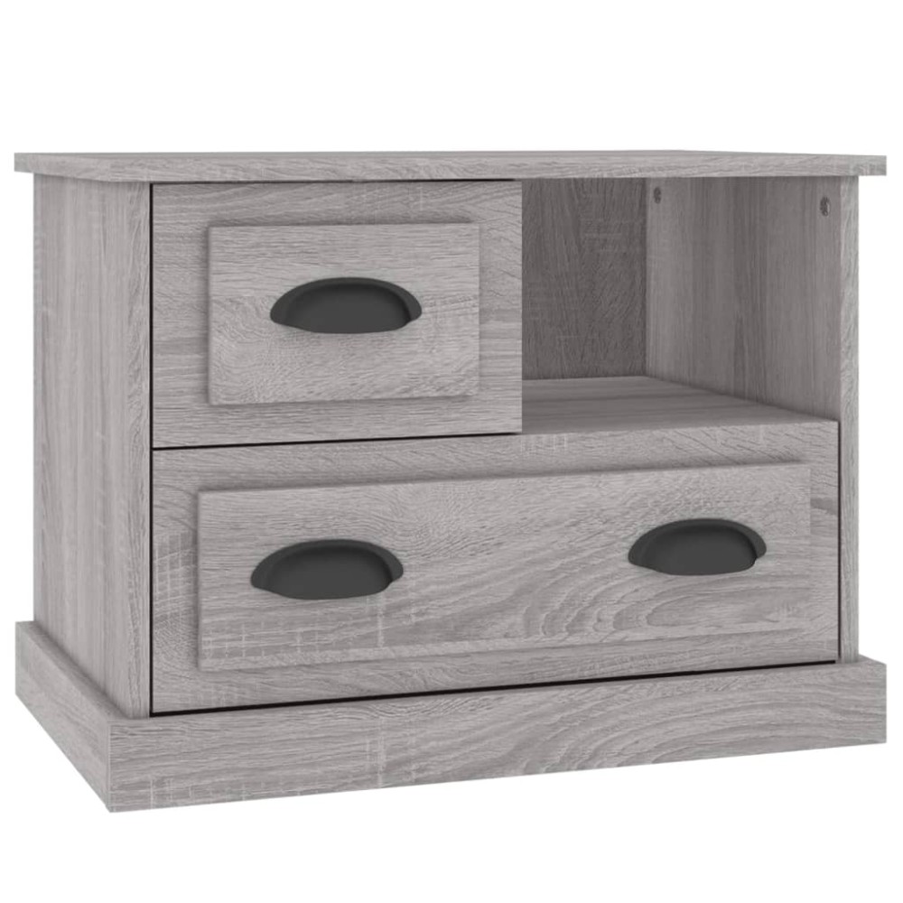 vidaXL Κομοδίνο Γκρι Sonoma 60x39x45 εκ.