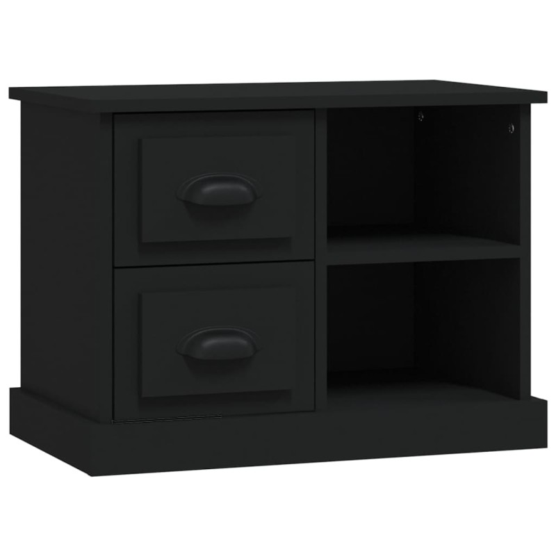 vidaXL Κομοδίνο Μαύρο 60 x 35,5 x 45 εκ.