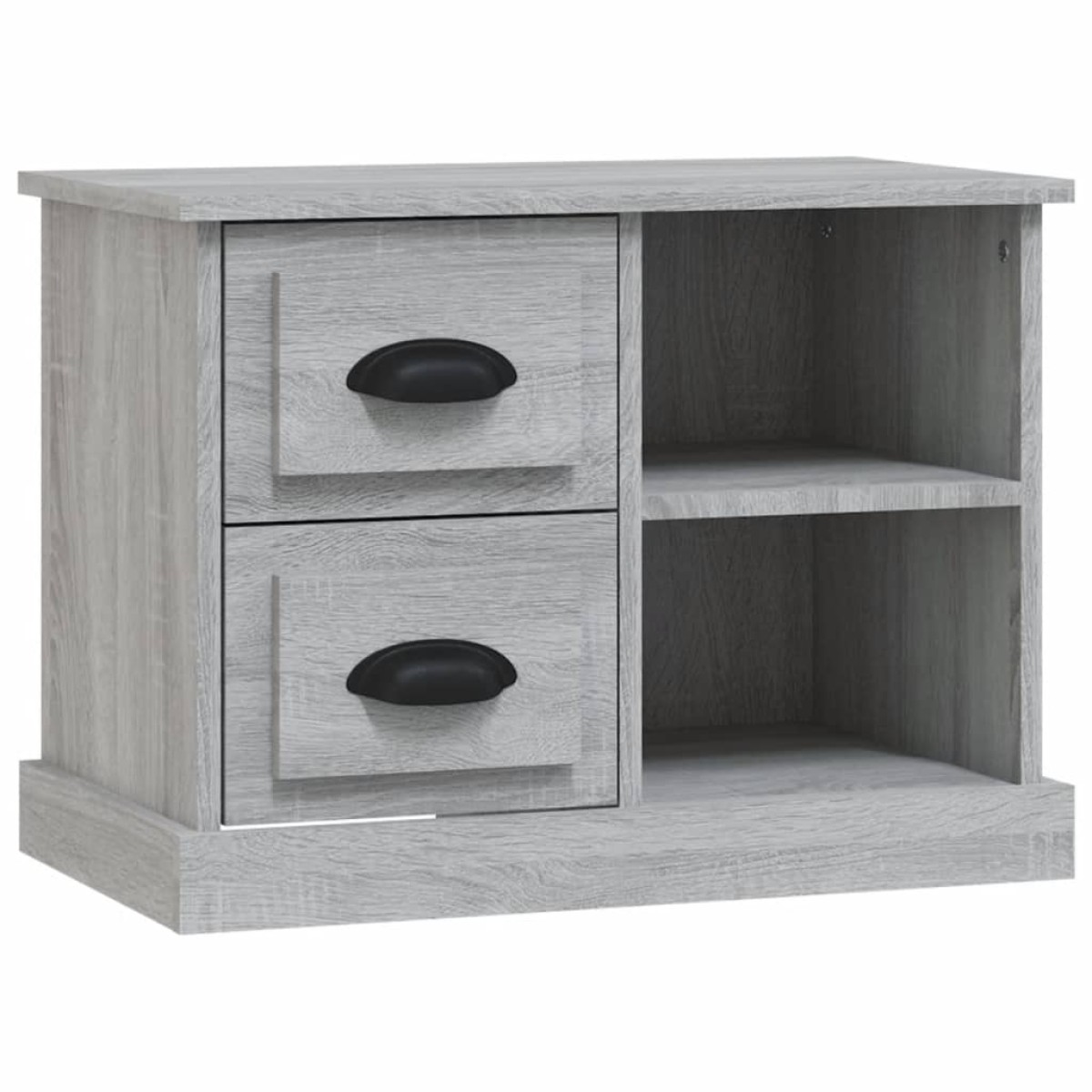 vidaXL Κομοδίνο Γκρι Sonoma 60 x 35,5 x 45 εκ.