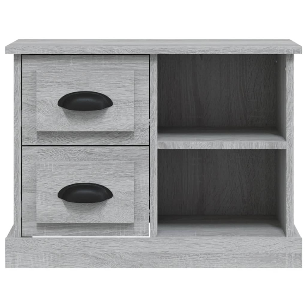 vidaXL Κομοδίνο Γκρι Sonoma 60 x 35,5 x 45 εκ.