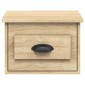 vidaXL Κομοδίνο Επιτοίχιο Sonoma Δρυς 41,5 x 36 x 28 εκ.