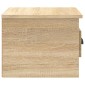 vidaXL Κομοδίνο Επιτοίχιο Sonoma Δρυς 41,5 x 36 x 28 εκ.