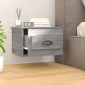 vidaXL Κομοδίνο Επιτοίχιο Γκρι Sonoma 41,5 x 36 x 28 εκ.