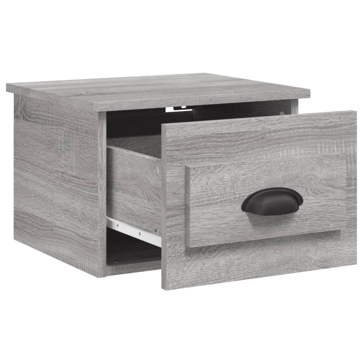 vidaXL Κομοδίνο Επιτοίχιο Γκρι Sonoma 41,5 x 36 x 28 εκ.