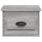 vidaXL Κομοδίνο Επιτοίχιο Γκρι Sonoma 41,5 x 36 x 28 εκ.