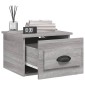 vidaXL Κομοδίνα Επιτοίχια 2 τεμ. Γκρι Sonoma 41,5 x 36 x 28 εκ.