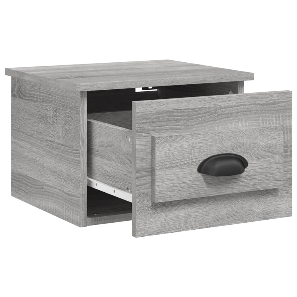 vidaXL Κομοδίνα Επιτοίχια 2 τεμ. Γκρι Sonoma 41,5 x 36 x 28 εκ.