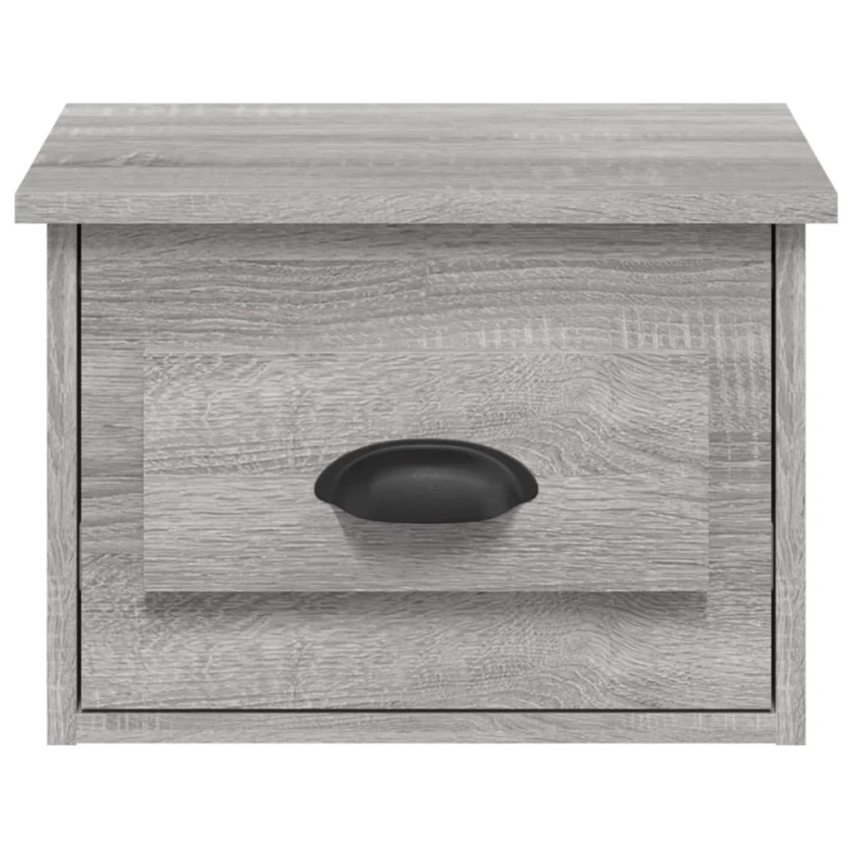 vidaXL Κομοδίνα Επιτοίχια 2 τεμ. Γκρι Sonoma 41,5 x 36 x 28 εκ.