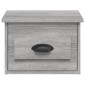 vidaXL Κομοδίνα Επιτοίχια 2 τεμ. Γκρι Sonoma 41,5 x 36 x 28 εκ.