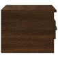 vidaXL Κομοδίνο Επιτοίχιο Καφέ Δρυς 41,5 x 36 x 28 εκ.