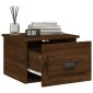 vidaXL Κομοδίνα Επιτοίχια 2 τεμ. Καφέ Δρυς 41,5x36x28 εκ.