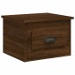 vidaXL Κομοδίνα Επιτοίχια 2 τεμ. Καφέ Δρυς 41,5x36x28 εκ.