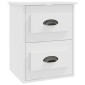 vidaXL Κομοδίνο Επιτοίχιο Λευκό 41,5 x 36 x 53 εκ.