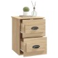 vidaXL Κομοδίνο Επιτοίχιο Sonoma Δρυς 41,5x36x53 εκ.