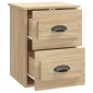 vidaXL Κομοδίνο Επιτοίχιο Sonoma Δρυς 41,5x36x53 εκ.