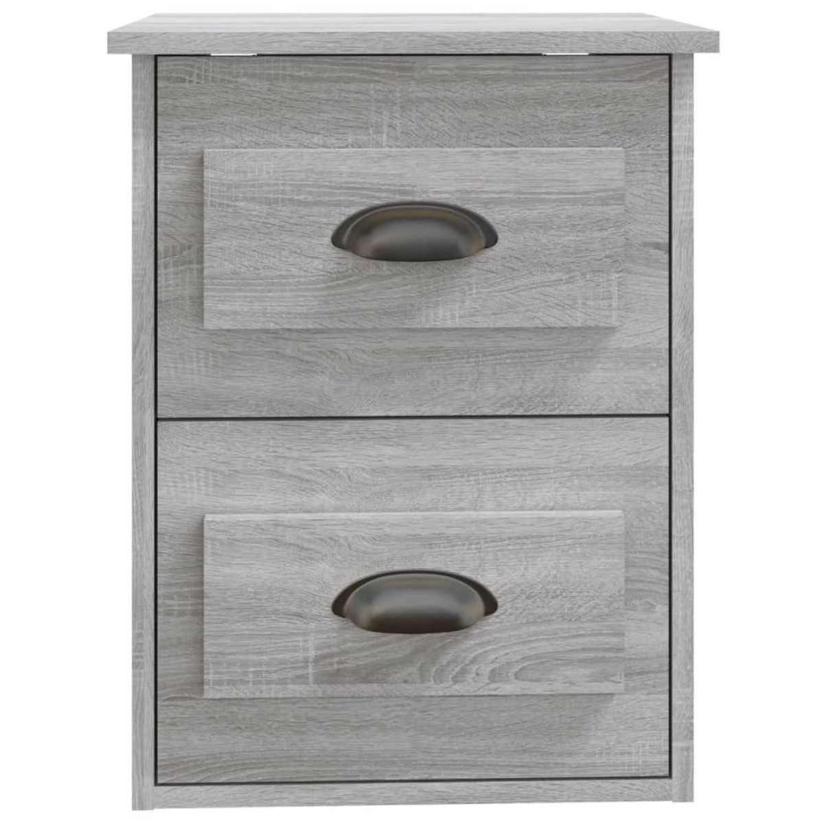 vidaXL Κομοδίνο Επιτοίχιο Γκρι Sonoma 41,5x36x53 εκ.