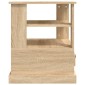 vidaXL Βοηθητικό Τραπέζι Sonoma Δρυς 50x50x60 εκ. Επεξεργασμένο Ξύλο
