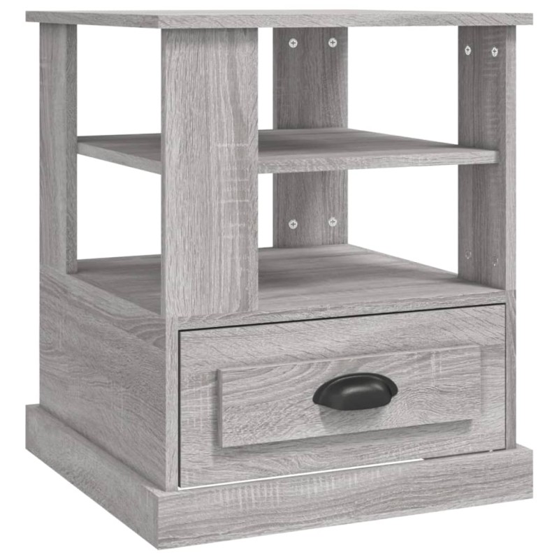 vidaXL Βοηθητικό Τραπέζι Γκρι Sonoma 50x50x60 εκ. Επεξεργασμένο Ξύλο
