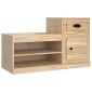 vidaXL Παπουτσοθήκη Sonoma Δρυς 100x42x60 εκ. από Επεξεργασμένο Ξύλο