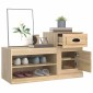 vidaXL Παπουτσοθήκη Sonoma Δρυς 100x42x60 εκ. από Επεξεργασμένο Ξύλο
