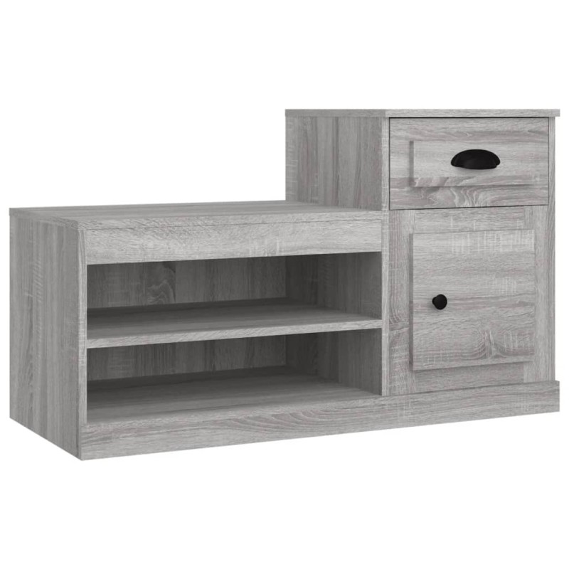 vidaXL Παπουτσοθήκη Γκρι Sonoma 100x42x60 εκ. από Επεξεργασμένο Ξύλο