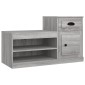 vidaXL Παπουτσοθήκη Γκρι Sonoma 100x42x60 εκ. από Επεξεργασμένο Ξύλο